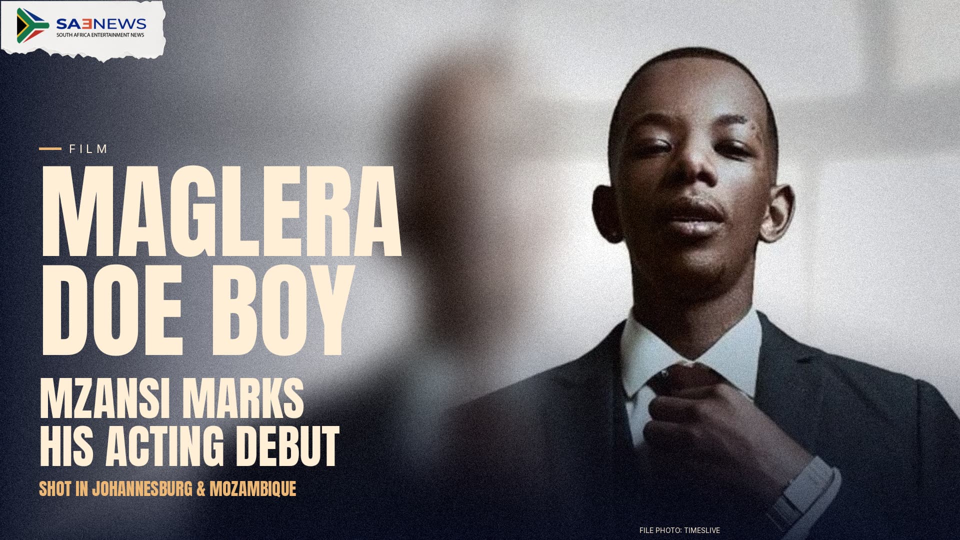 Maglera Doe Boy makes his acting debut in Mzansi, a two-part short film shot in Johannesburg and Mozambique